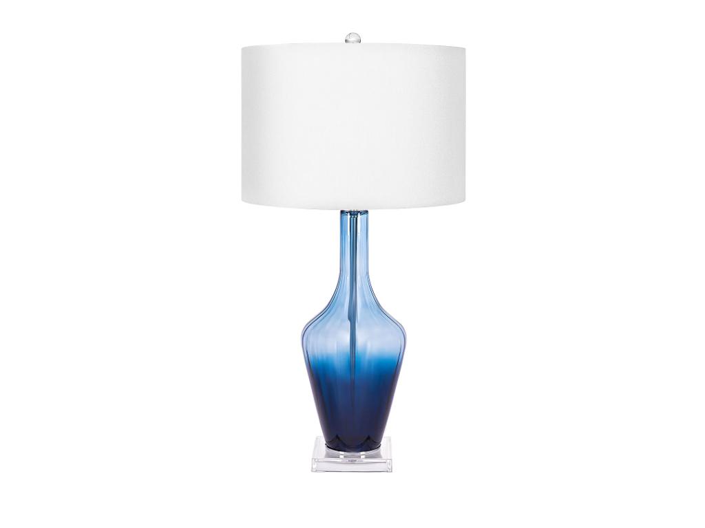 лампа настольная Hermitage Одри   [LHLTL1631CLM] синий, белый