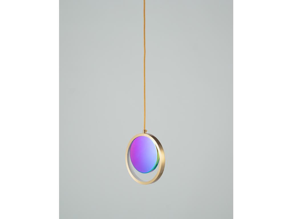 люстра подвесная STG Pearl Circle   [18959] разноцветный, латунь