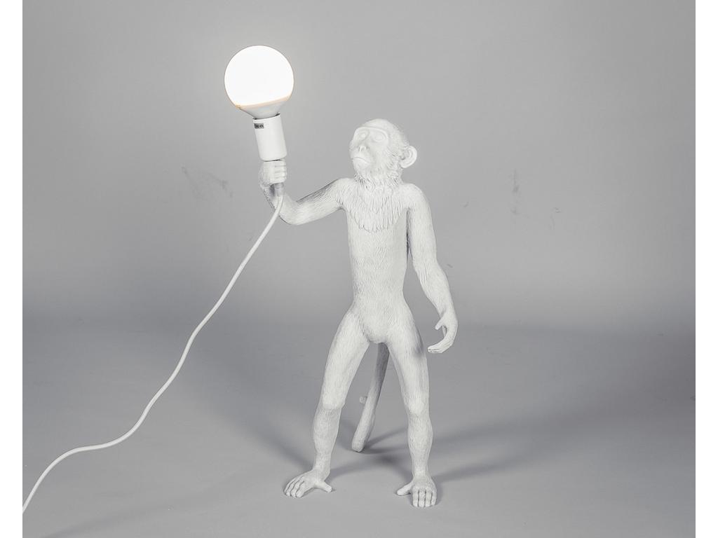 лампа настольная STG The Monkey   [12264] белый