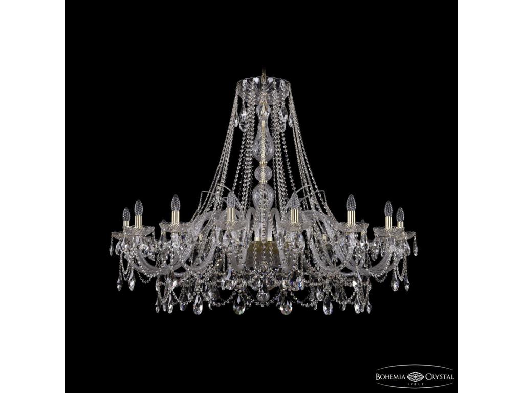 Люстра хрустальная Bohemia Ivele Crystal 1411/16/460 G