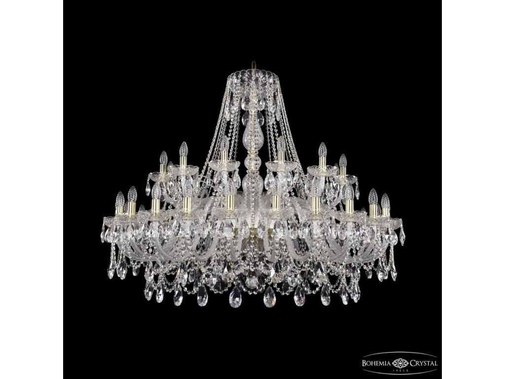 Люстра хрустальная Bohemia Ivele Crystal 1411/24+12/460 G