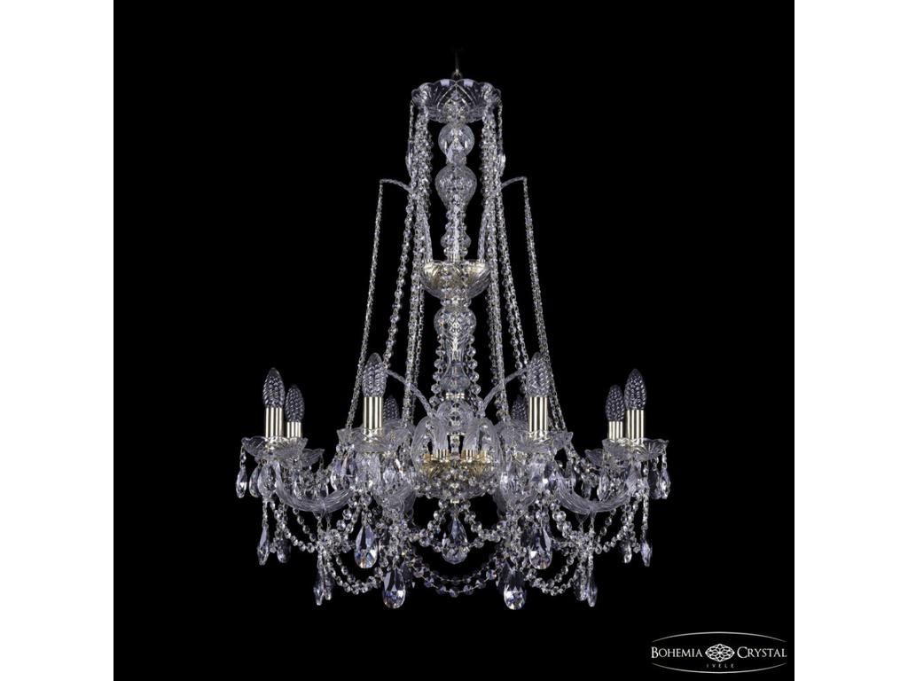 Люстра хрустальная Bohemia Ivele Crystal 1411/8/240/XL-83 G