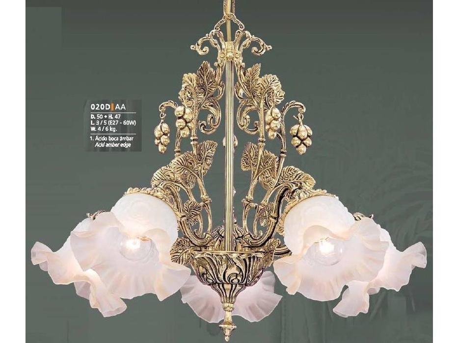 люстра Riperlamp Albero ACID.AMBER EDGE  [020D] золото