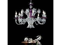люстра подвесная Passeri Cristallo Luxury   [8630/8] фиолетовый