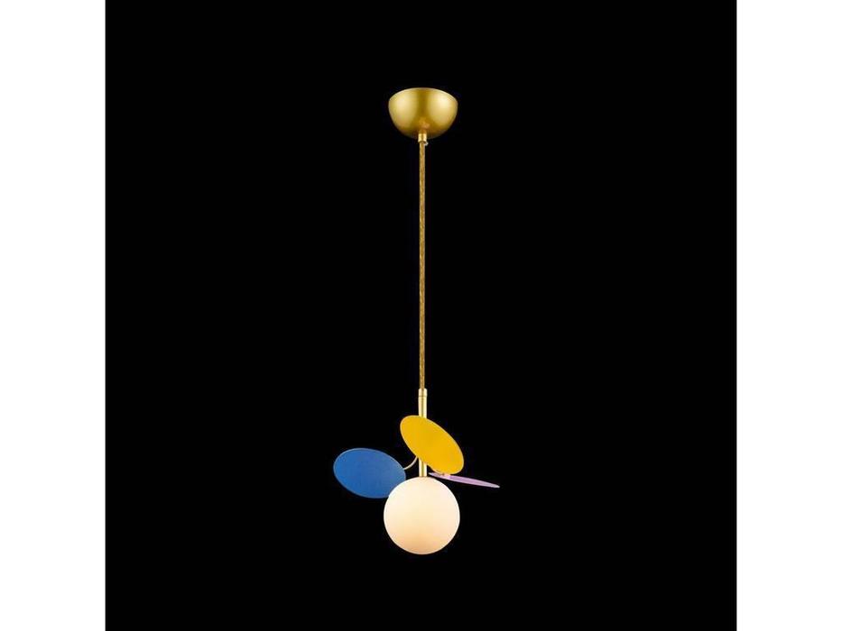 светильник подвесной Loftit Matisse G9 cветодиодная  [10008/1P mult] золото, белый