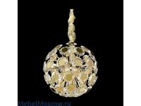 люстра подвесная Wertmark Brunella   [109.12.303] золото, хрусталь