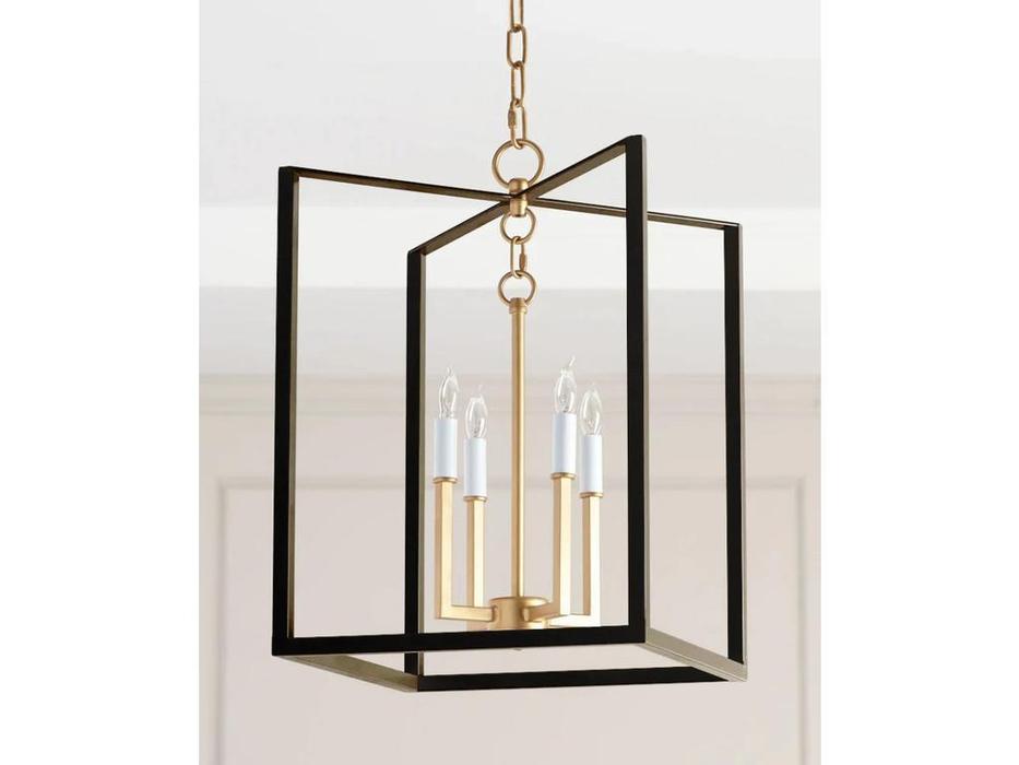 светильник подвесной Hermitage Мэйсон   [JJ10658-4D] золото, серый