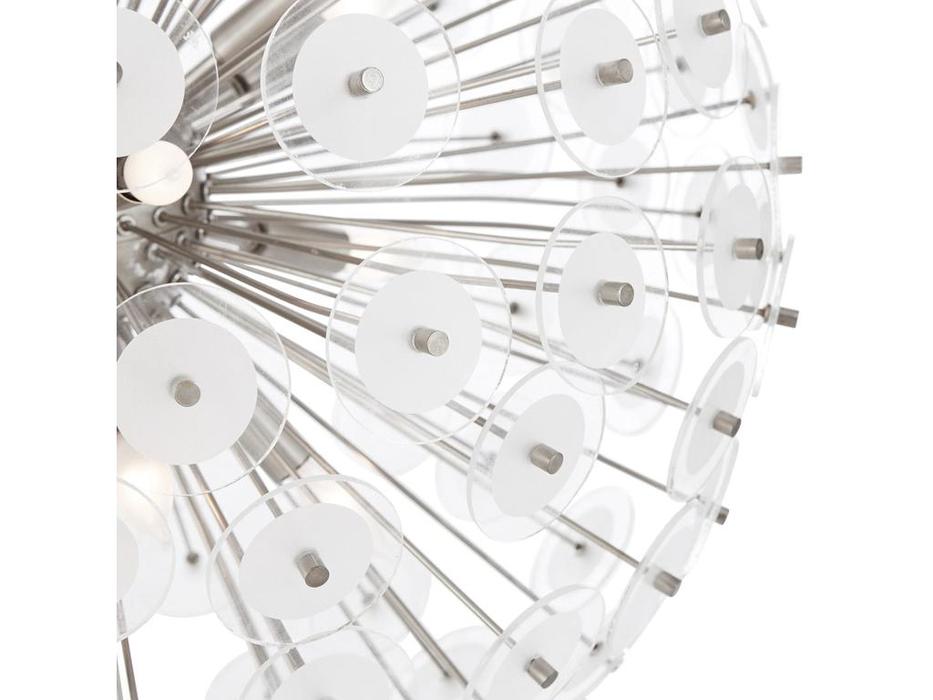 люстра подвесная Hermitage Девон   [L534NKL] белый, серебро