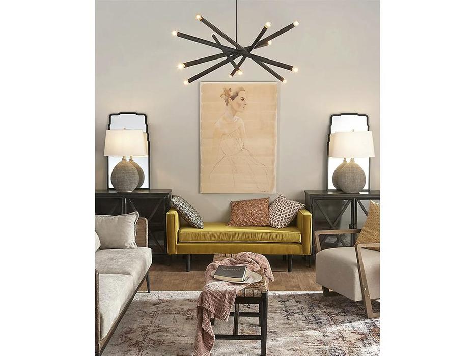 люстра подвесная Hermitage Пэрис   [JJ10540-12DB] черный