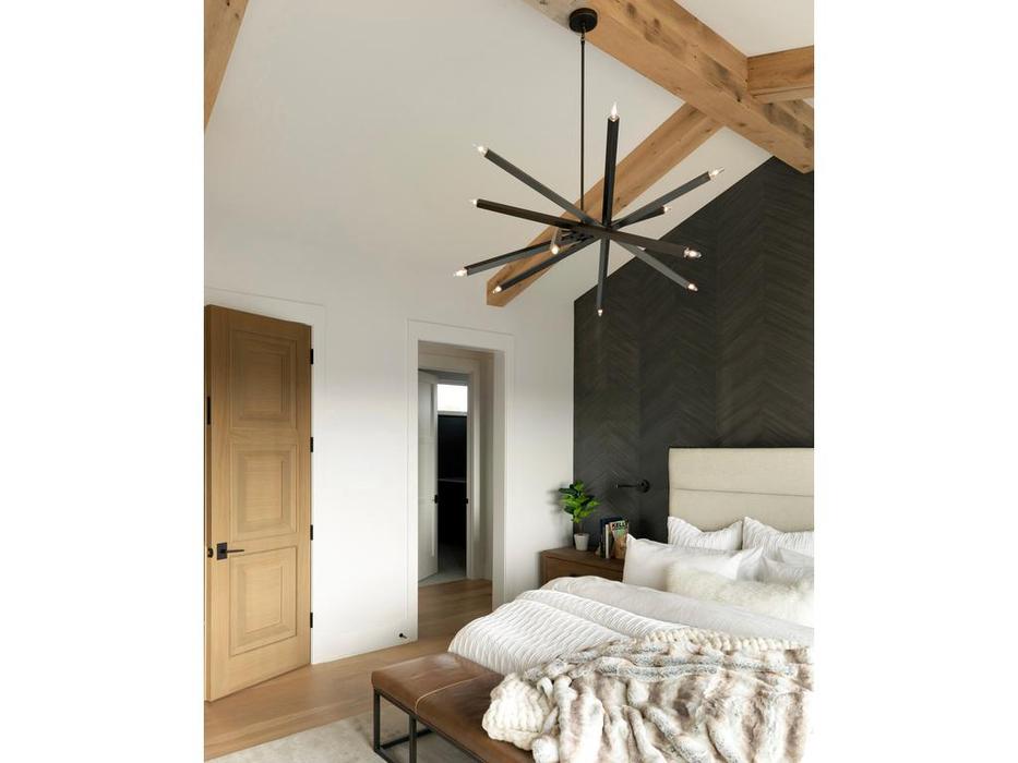 люстра подвесная Hermitage Пэрис   [JJ10540-12DB] черный