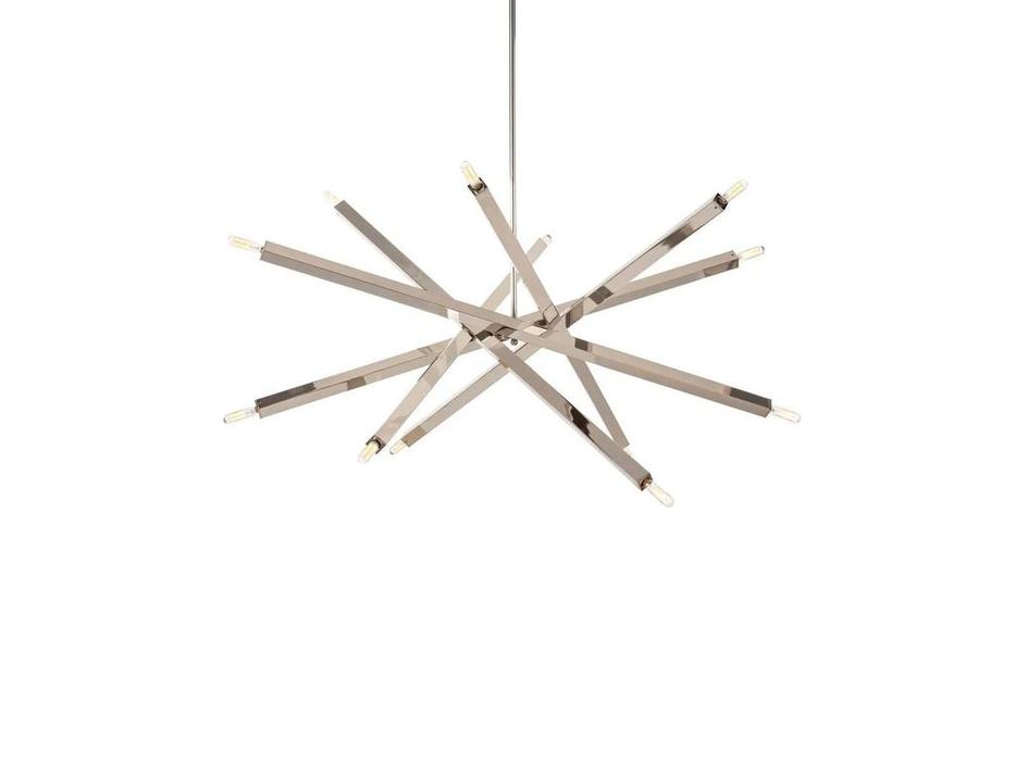 люстра подвесная Hermitage Пэрис   [JJ10540-12DA] никель