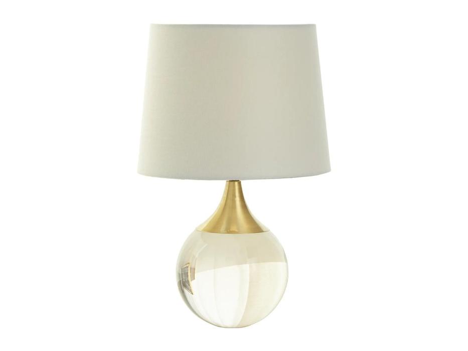 лампа настольная Hermitage Милуоки   [JJ10527-1T] белый, золото