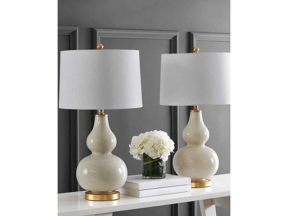 лампа настольная Hermitage Мерсер   [LHTL7608] белый, бежевый