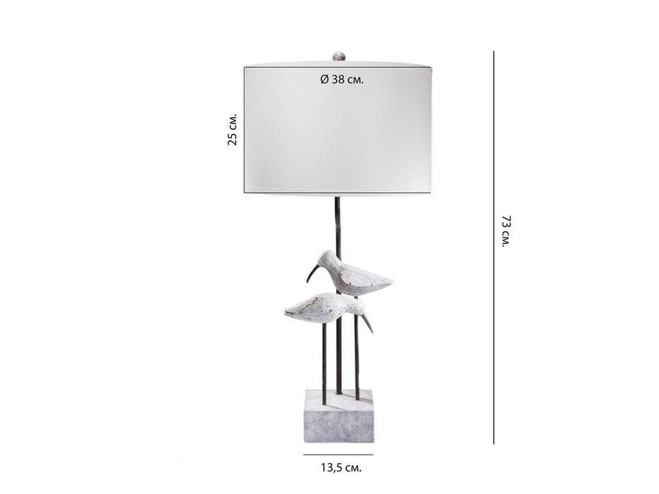 лампа настольная Hermitage Борнео   [LTL7607SWL] серый