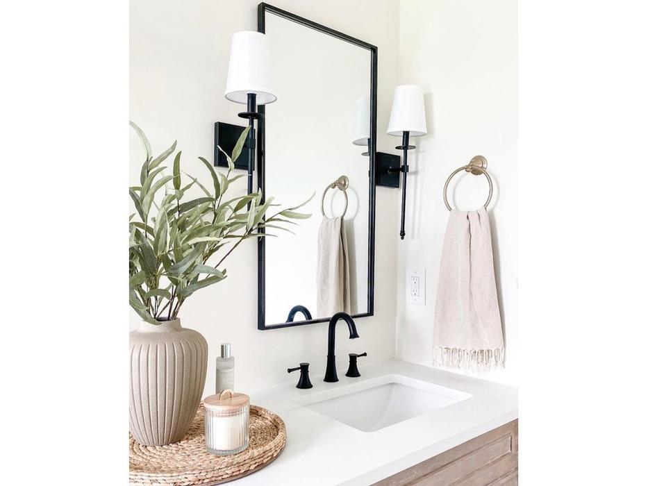 бра Hermitage Монро   [JJ10884-1WB] белый, черный