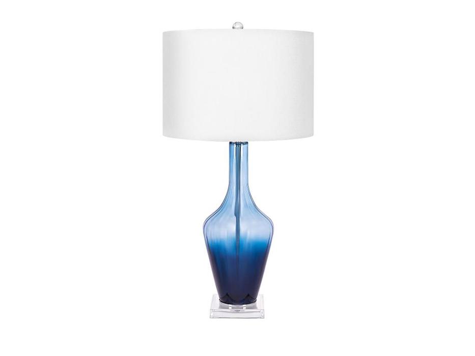 лампа настольная Hermitage Одри   [LHLTL1631CLM] синий, белый