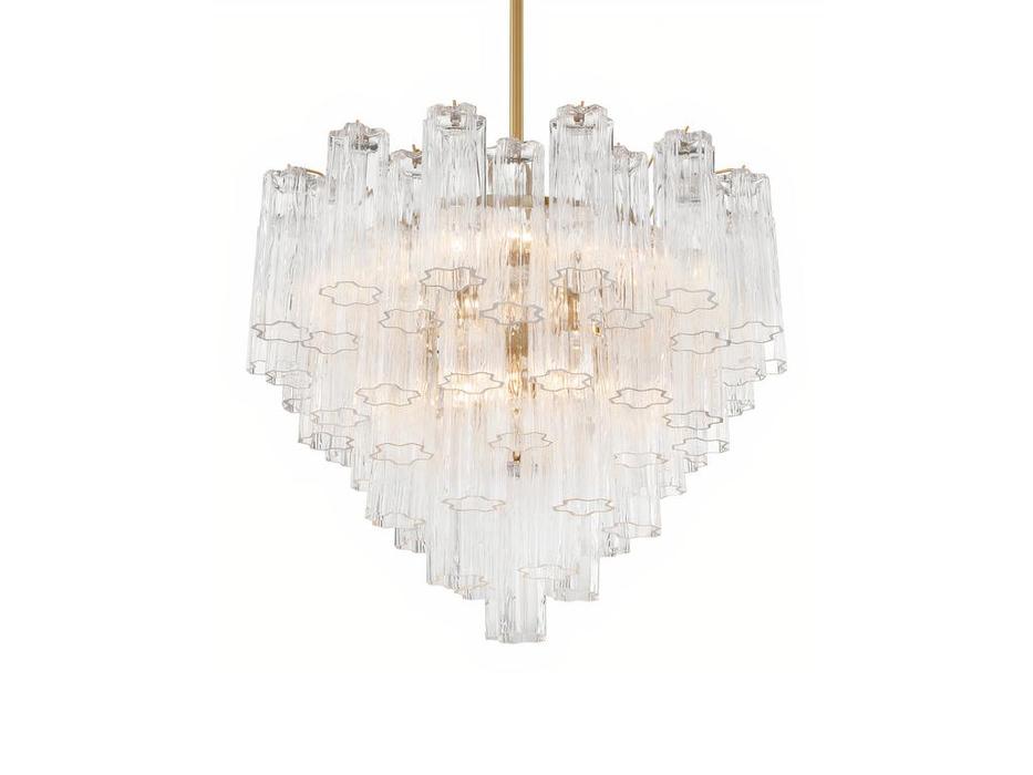 люстра подвесная Hermitage Толбот   [LCH970924SWL] прозрачный, золото
