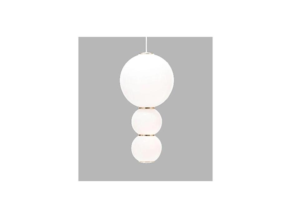 люстра подвесная STG Pearls D   [17544] белый, золото