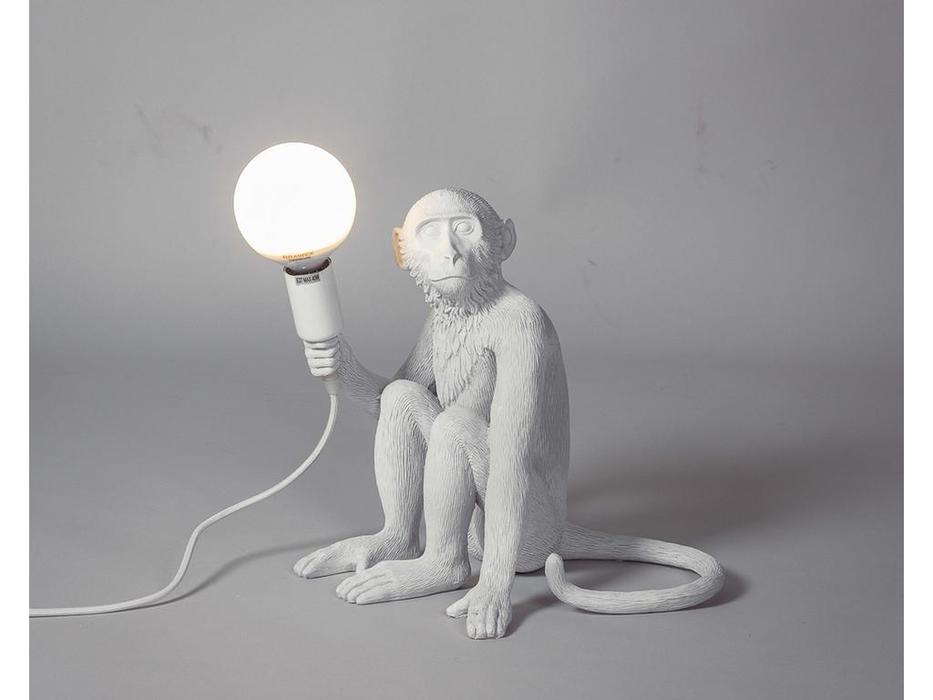 лампа настольная STG The Monkey   [12263] белый