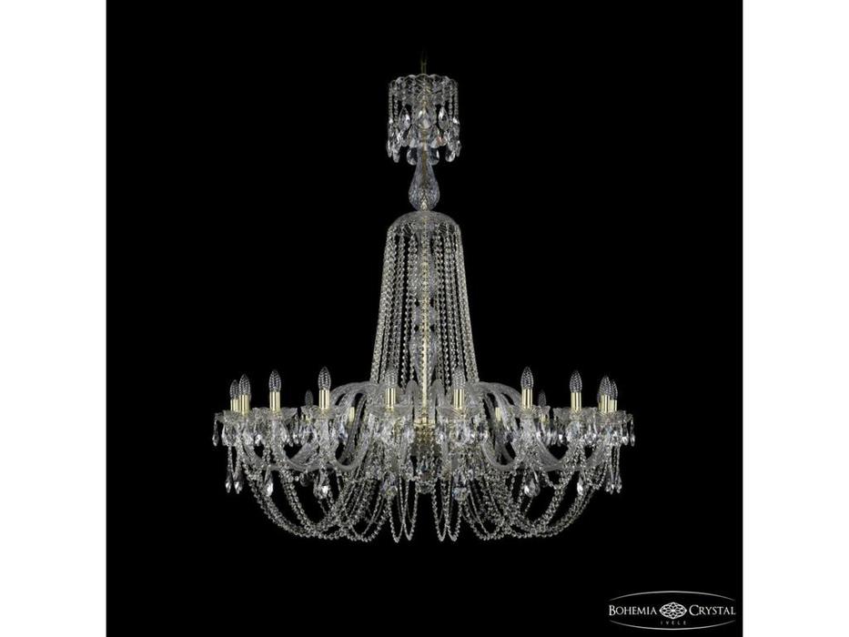 люстра хрустальная Bohemia Ivele Crystal 1402/20/460/XL-146 G   [1402/20/460/XL-146 G] прозрачный