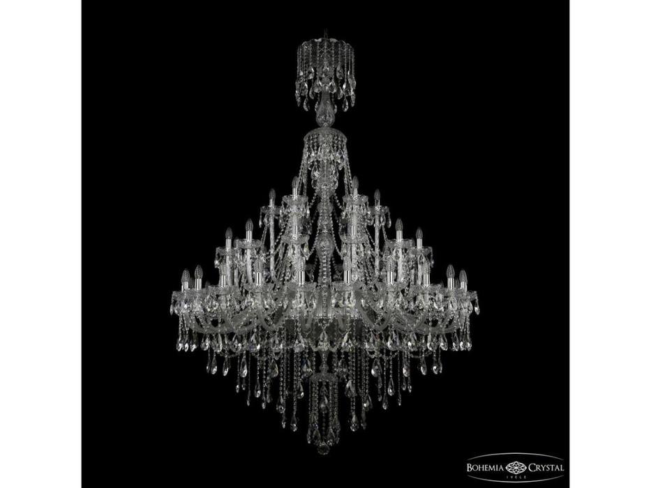 люстра хрустальная Bohemia Ivele Crystal 1415/24+12+6/530/XL-210 Ni   [1415/24+12+6/530/XL-210 Ni] п