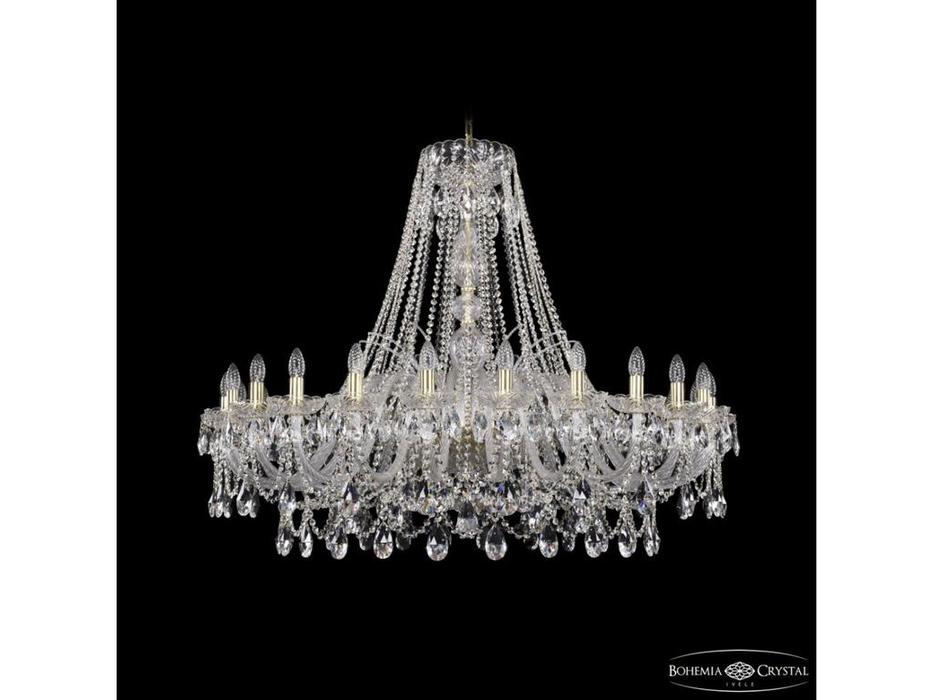 люстра хрустальная Bohemia Ivele Crystal 1411/24/460 G   [1411/24/460 G] прозрачный