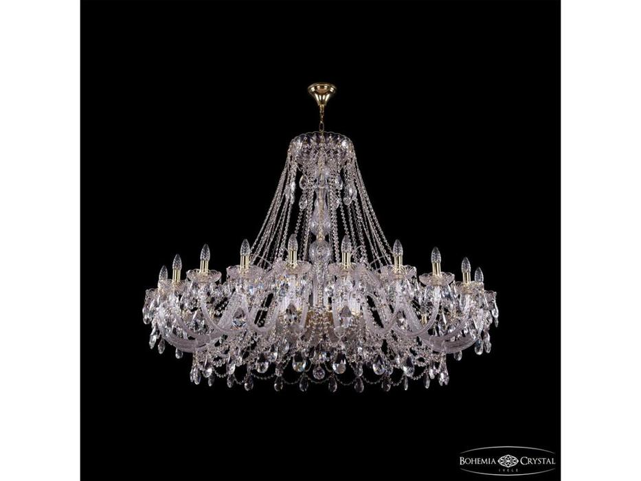 люстра хрустальная Bohemia Ivele Crystal 1411/24/530 G   [1411/24/530 G] прозрачный