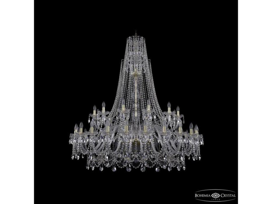 люстра хрустальная Bohemia Ivele Crystal 1411/24+12/530/XL-152 G   [1411/24+12/530/XL-152 G] прозрач