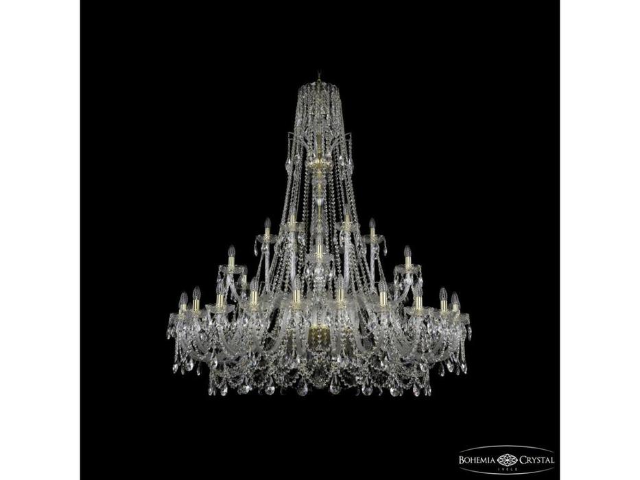 люстра хрустальная Bohemia Ivele Crystal 1411/24+6+6/530/XL-165 G   [1411/24+6+6/530/XL-165 G] прозр