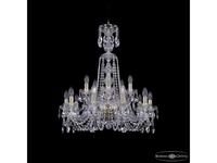 Люстра хрустальная Bohemia Ivele Crystal 1402/10+5/240/XL-77 G