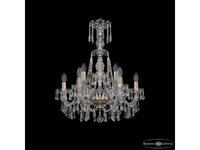 Люстра хрустальная Bohemia Ivele Crystal 1403/6+3/195/XL-65 G